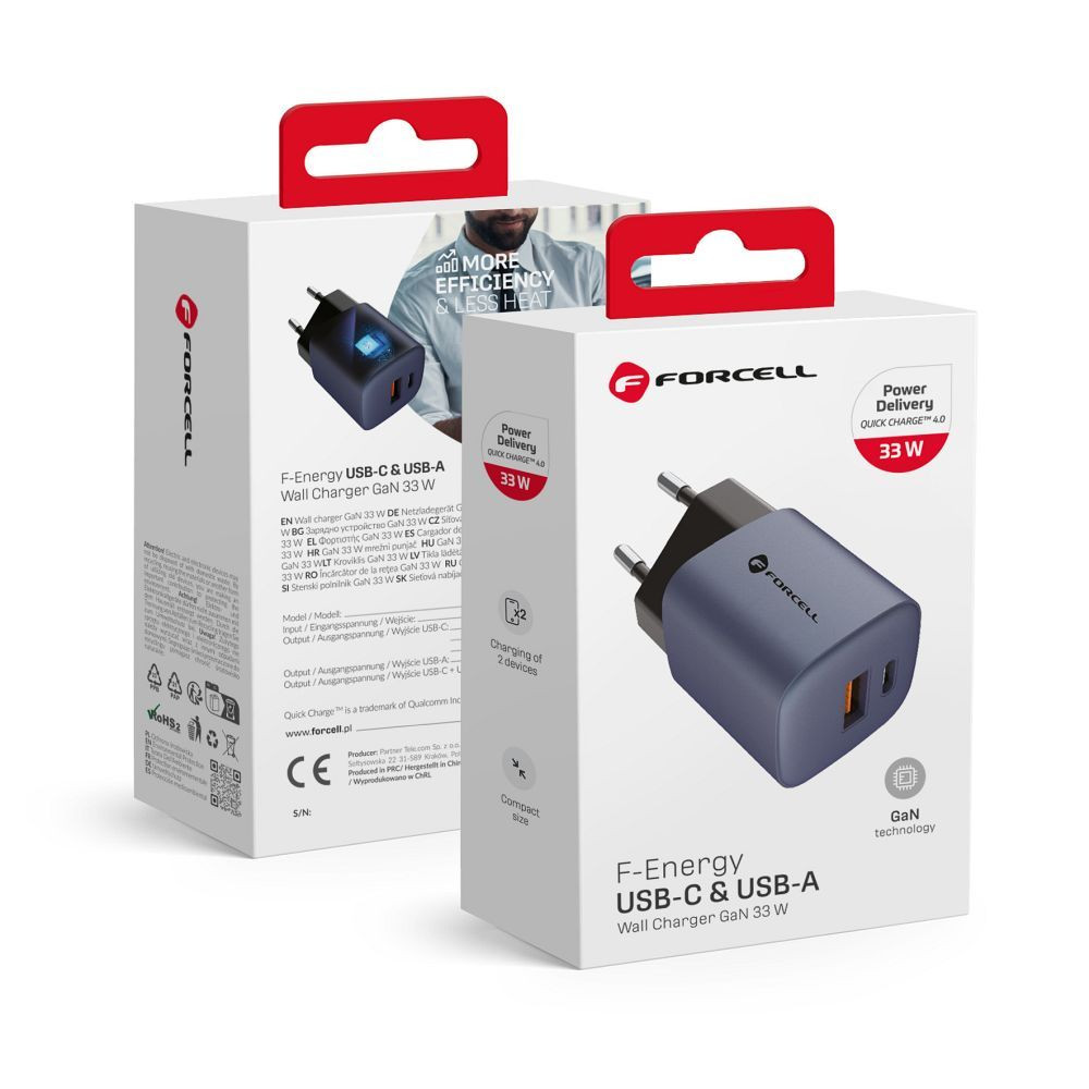 FORCELL F-ENERGY GaN VT-31 travel charger