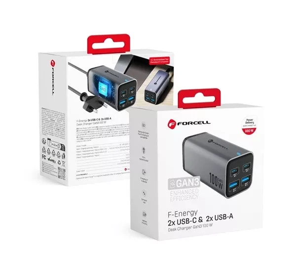 FORCELL F-ENERGY GaN III VT-49 desktop charger