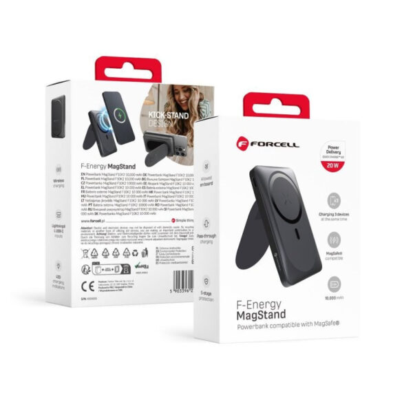 FORCELL F-ENERGY F10K2 MagStand powerbank – White