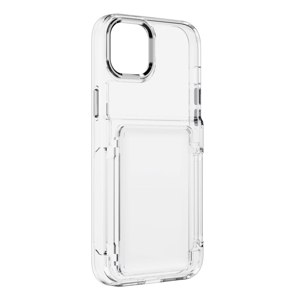 Forcell Clear CardShield – Prémium Átlátszó Tok Kártyatartóval