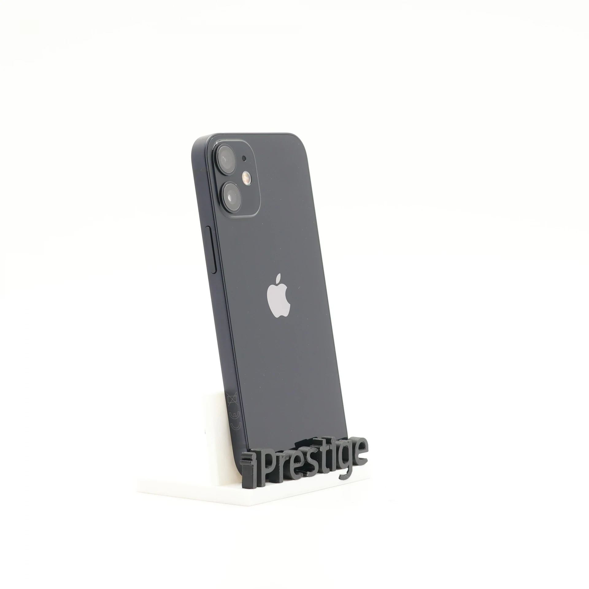 Használt iPhone 12 mini fekete színben, hátlap és kameramodul