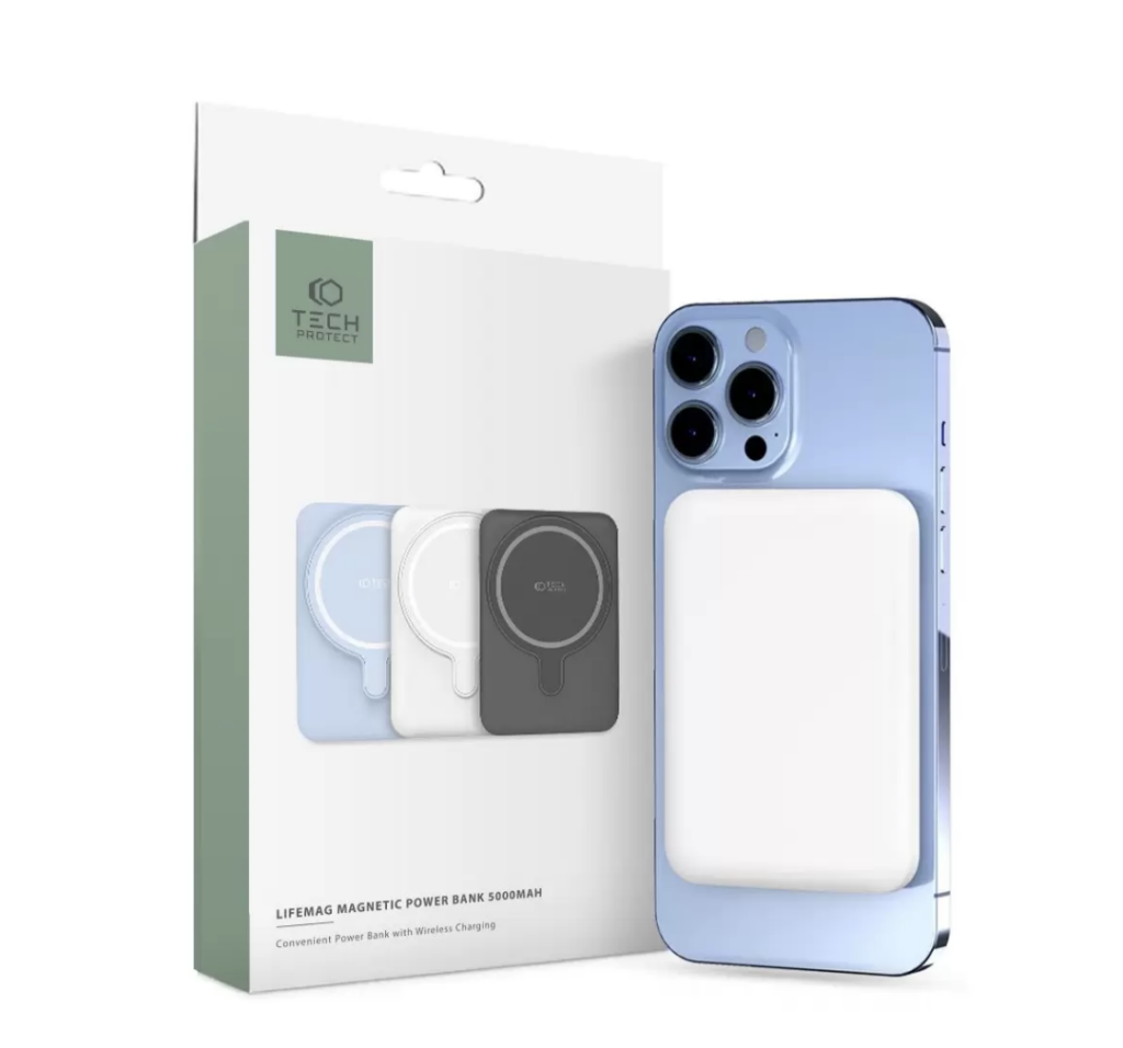 MagSafe-kompatibilis powerbank 5000 mAh – Tech-Protect PB10
